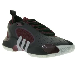 Hallenschuhe|Ballsport*adidas D.O.N. Issue 5 Basketball-Schuhe Donovan Mitchell Style mit rutschfester Außensohle Hallen-Schuhe IE7800 Schwarz/Weinrot