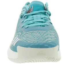 Hallenschuhe|Ballsport*adidas D.O.N. Issue 4 Basketball-Schuhe nachhaltige Donovan Mitchell Style Hallen-Schuhe mit Bounce Sohle HR0718 Türkis/Weiß/Blau