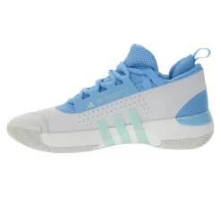 Hallenschuhe|Ballsport*adidas D.O.N. Issue 5 Basketball-Schuhe Donovan Mitchell Style mit rutschfester Außensohle Hallen-Schuhe IE7798 Weiß/Blau