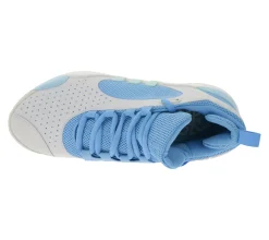 Hallenschuhe|Ballsport*adidas D.O.N. Issue 5 Basketball-Schuhe Donovan Mitchell Style mit rutschfester Außensohle Hallen-Schuhe IE7798 Weiß/Blau