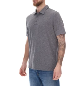 Jogginghosen & Fitnessmode|Hemden & Poloshirts*adidas Drive Polo Heather Herren Polo-Shirt mit AeroReady nachhaltiges Sport Golf-Hemd H56773 Anthrazit