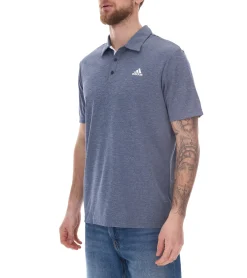 Jogginghosen & Fitnessmode|Hemden & Poloshirts*adidas Drive Polo Heather Herren Polo-Shirt mit AeroReady nachhaltiges Sport Golf-Hemd H56775 Navy