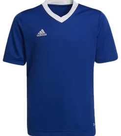 Sportoberbekleidung|T-Shirts & Tank Tops*adidas Entrada 22 nachhaltiges Sport-Shirt für Jungen und Mädchen Trainings-Shirt mit AEROREADY-Technologie Fitness-Oberteil HG3948 Blau/Weiß