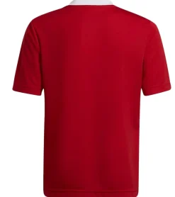 Sportoberbekleidung|T-Shirts & Tank Tops*adidas Entrada 22 Sport-Shirt für Jungen und Mädchen nachhaltiges Trainings-Shirt mit AEROREADY-Technologie Fitness-Oberteil H57496 Rot/Weiß