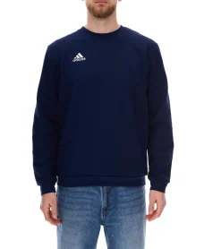 Pullover & Sweater|Sportoberbekleidung*adidas Entrada 22 SW-Top Herren Rundhals-Pullover nachhaltiger Herren Baumwoll-Sweater Sweatshirt H57480 Navy