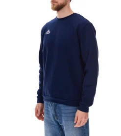 Pullover & Sweater|Sportoberbekleidung*adidas Entrada 22 SW-Top Herren Rundhals-Pullover nachhaltiger Herren Baumwoll-Sweater Sweatshirt H57480 Navy