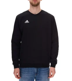 Pullover & Sweater|Sportoberbekleidung*adidas Entrada 22 SW-Top Herren Rundhals-Pullover nachhaltiger Herren Baumwoll-Sweater Sweatshirt H57478 Schwarz