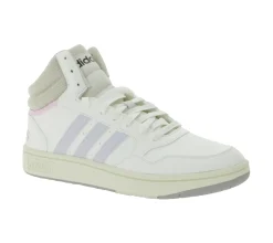 Sneaker & Turnschuhe*adidas Hoops 3.0 Damen Mid-Sneaker Basketball-Schuhe im Vintage-Stil Schnür-Schuhe GZ4560 Weiß/Rosa