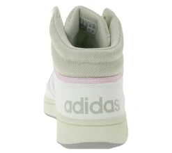 Sneaker & Turnschuhe*adidas Hoops 3.0 Damen Mid-Sneaker Basketball-Schuhe im Vintage-Stil Schnür-Schuhe GZ4560 Weiß/Rosa