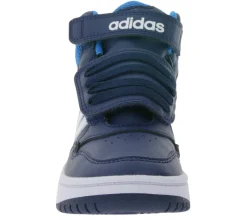 Turnschuhe*adidas Hoops Mid 3.0 AC Kinder Turnschuhe Retro Kleinkinder-Sneaker für Mädchen und Jungen Baby-Schuhe GW0406 Dunkelblau