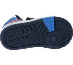 Turnschuhe*adidas Hoops Mid 3.0 AC Kinder Turnschuhe Retro Kleinkinder-Sneaker für Mädchen und Jungen Baby-Schuhe GW0406 Dunkelblau