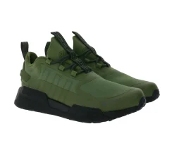 Wanderschuhe & Trekkingschuhe|Sneaker & Turnschuhe*adidas NMD_V3 Turnschuhe nachhaltige Sneaker mit oder ohne Gore-Tex Sport-Schuhe für Damen und Herren mit BOOST Dämpfung Grün oder Grau/Weiß