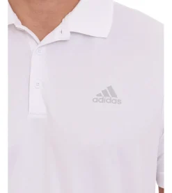 Sportoberbekleidung|Hemden & Poloshirts*adidas Performance Primegreen Herren Polo-Shirt in Pique-Qualität Golf-Hemd GQ3132 Weiß