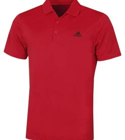 Sportoberbekleidung|Hemden & Poloshirts*adidas Performance Primegreen Herren Polo-Shirt in Pique-Qualität Golf-Hemd GQ3135 Rot