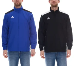 Sportoberbekleidung|Jacken & Mäntel*adidas REGISTA 18 Herren Trainings-Jacke mit CLIMALITE Technologie aus recyceltem Materialien Sport-Jacke Schwarz oder Blau
