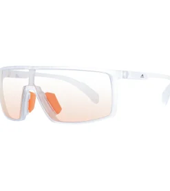 Sonnenbrillen*adidas sport Damen und Herren Sonnenbrille Radsport-Brille mit verspiegelten Gläsern UVA & UVB Schutz Filterkategorie 1 Lauf-Brille SP0004 0026C Transparent