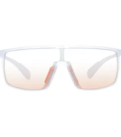 Sonnenbrillen*adidas sport Damen und Herren Sonnenbrille Radsport-Brille mit verspiegelten Gläsern UVA & UVB Schutz Filterkategorie 1 Lauf-Brille SP0004 0026C Transparent