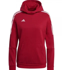 Sportoberbekleidung|Fitnessmode & Jogginghosen*adidas Tiro21 Damen Sweatshirt nachhaltiger Baumwoll-Hoodie Winter-Pullover GM7327 Rot