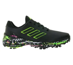 Golfschuhe*adidas ZG23 nachhaltige Golf-Schuhe mit Lightstrike-Dämpfung Sport-Schuhe mit austauschbaren Cleats IE2140 Schwarz/Grün