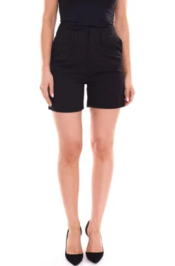Shorts & Bermudas*AjC Damen schlichte Sommer-Shorts kurze Freizeit-Hose Alltags-Shorts 27735940 Schwarz