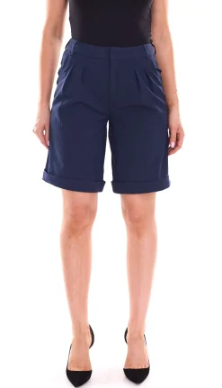 Shorts & Bermudas*AjC Damen Sommer-Shorts kurze Anzug-Hose Alltags-Bermuda in Schwarz oder Navy