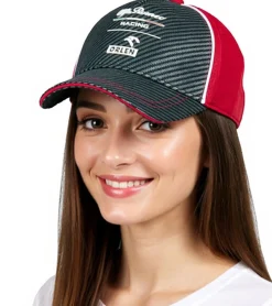 Caps & Mützen*ALFA ROMEO Racing Orlen F1 Saison 2020 Base-Cap Formel 1 Damen und Herren Baumwoll-Cap Roberta Kubicy ARRRTCCPC14 Grau/Rot/Weiß