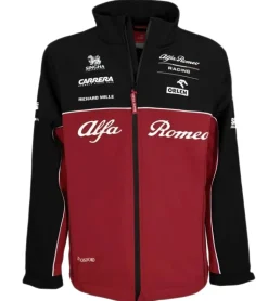 Jacken & Mäntel*ALFA ROMEO Softshell-Jacke mit Stehkragen für Jungen Freizeit-Jacke ARR_RTCSOK28 Rot/Schwarz