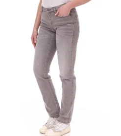 Hosen & Jeans*ALIFE AND KICKIN AileenAK Damen Low Waist-Jeans Straight-Fit Denim-Hose 82277465 Grau