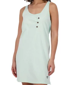 Kleider*ALIFE AND KICKIN CamyAK B Damen Mini-Kleid Baumwoll-Kleid mit Punkten Sommer-Kleid 54009000 Aqua-Blau