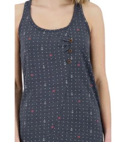 Kleider*ALIFE AND KICKIN CamyAK B Damen Mini-Kleid gepunktetes Baumwoll-Kleid Sommer-Kleid 42548259 Navy