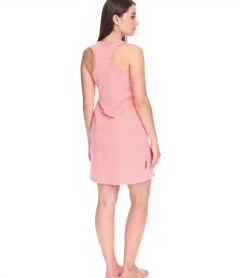 Kleider*ALIFE AND KICKIN CamyAK B Damen Mini-Kleid gepunktetes Baumwoll-Kleid Sommer-Kleid 70366455 Rosa