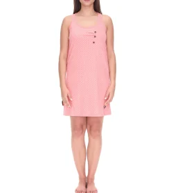 Kleider*ALIFE AND KICKIN CamyAK B Damen Mini-Kleid gepunktetes Baumwoll-Kleid Sommer-Kleid 70366455 Rosa