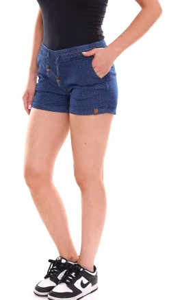 Shorts & Bermudas*ALIFE AND KICKIN Damen modische Sommer-Shorts gepunktete Baumwoll-Shorts 10095816 Blau