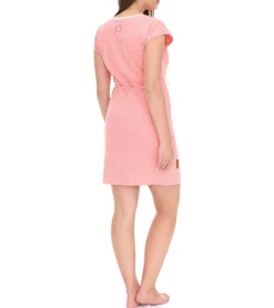 Kleider*ALIFE AND KICKIN Damen Sommer-Kleid Mini-Kleid gepunktetes Baumwoll-Kleid 58053300 Rosa