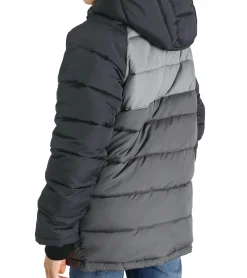 Jacken & Mäntel*ALIFE AND KICKIN Kinder Winter-Jacke Jungen Jacke mit Kapuze Stepp-Jacke 83734424 Dunkelgrau/Schwarz