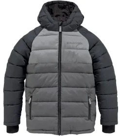 Jacken & Mäntel*ALIFE AND KICKIN Kinder Winter-Jacke Jungen Jacke mit Kapuze Stepp-Jacke 83734424 Dunkelgrau/Schwarz