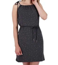 Kleider*ALIFE AND KICKIN MarleneAK Damen Mini-Kleid mit Spaghettiträger Freizeit-Kleid Sommer-Kleid 31457910 Anthrazit