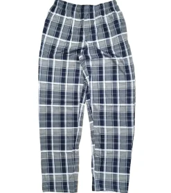 Nachtwäsche & Bademode*AM LEGEND Herren Pyjama-Set 2-teilig karierter Schlafanzug IAN MPJ 23 Navy/Hellgrau