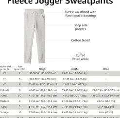Jogginghosen & Fitnessmode*amazon essentials Basic-Jogger für Mädchen und Jungen Sweat-Hose mit Baumwollanteil Fitness-Hose B07HL29NS7 Weiß