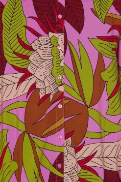 Poloshirts & Blusen*Aniston CASUAL Damen Freizeit-Bluse mit geblümten Muster Schlupf-Bluse 13010835 Rosa/Bunt