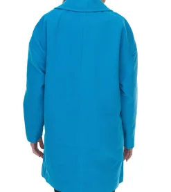 Mäntel & Jacken*Aniston CASUAL Damen Mantel modische Herbst-Jacke in feiner Cord-Struktur mit Reverskragen 2998 2852 Türkis