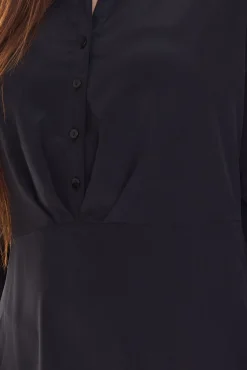 Kleider*Aniston CASUAL Damen Mode-Kleid stylisches Damen Mini-Kleid 34120901 Schwarz