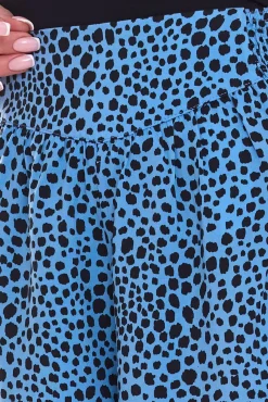 Shorts & Bermudas*Aniston CASUAL Damen Sommer-Shorts kurze Jersey-Hose mit Allover-Print 64410411 Blau