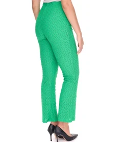 Große Größen|Hosen & Jeans*Aniston CASUAL Damen Sommer-Hose Bootcut-Hose leichte Schlag-Hose High Waist 61443431 Grün