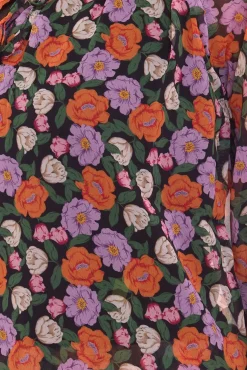 Poloshirts & Blusen*Aniston CASUAL Damen Sommer-Bluse mit floralerm Allover-Print leichte Schlupf-Bluse 85979832 Mehrfarbig