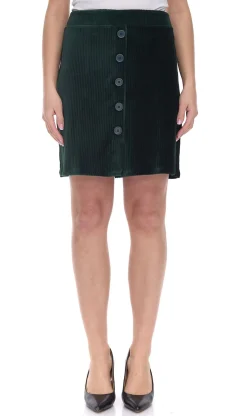Röcke*Aniston Casuals Damen Cord-Rock Mini-Rock mit Gummibund Winter-Rock 46824518 Tannengrün