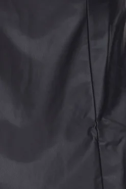 Röcke*Aniston Casuals Damen Mini-Rock Kunstleder-Rock in Glockenform 88871215 Schwarz