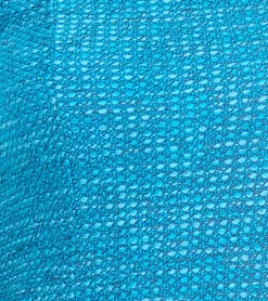 Kleider*Aniston SELECTED Damen Maschenkleid modisches Herbst-Kleid 52819234 Petrolblau