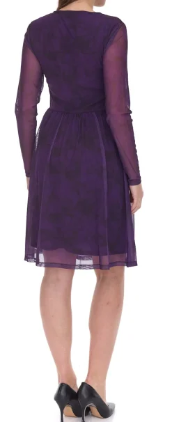 Kleider*Aniston SELECTED Damen Maschenkleid modisches Sommer-Kleid 99458044 Lila