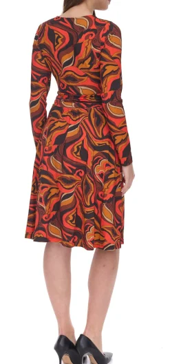 Kleider*Aniston SELECTED Damen Maschenkleid modisches Sommer-Kleid 49498517 Bunt